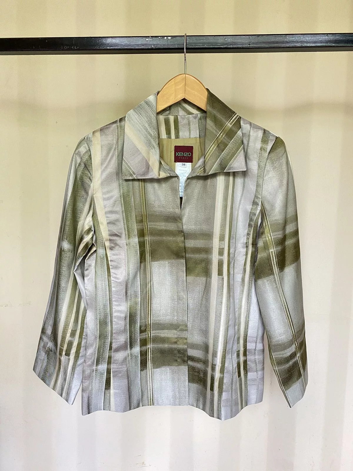 Kenzo Blouses KENZO vintage plaid jacket Gray