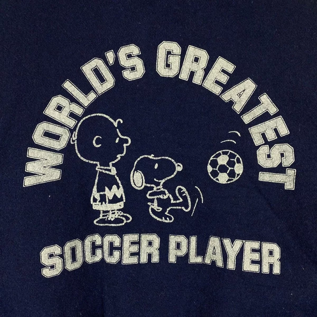 Peanuts Bombers Peanuts × Vintage Vintage Peanuts Snoopy Varsity Jacket White