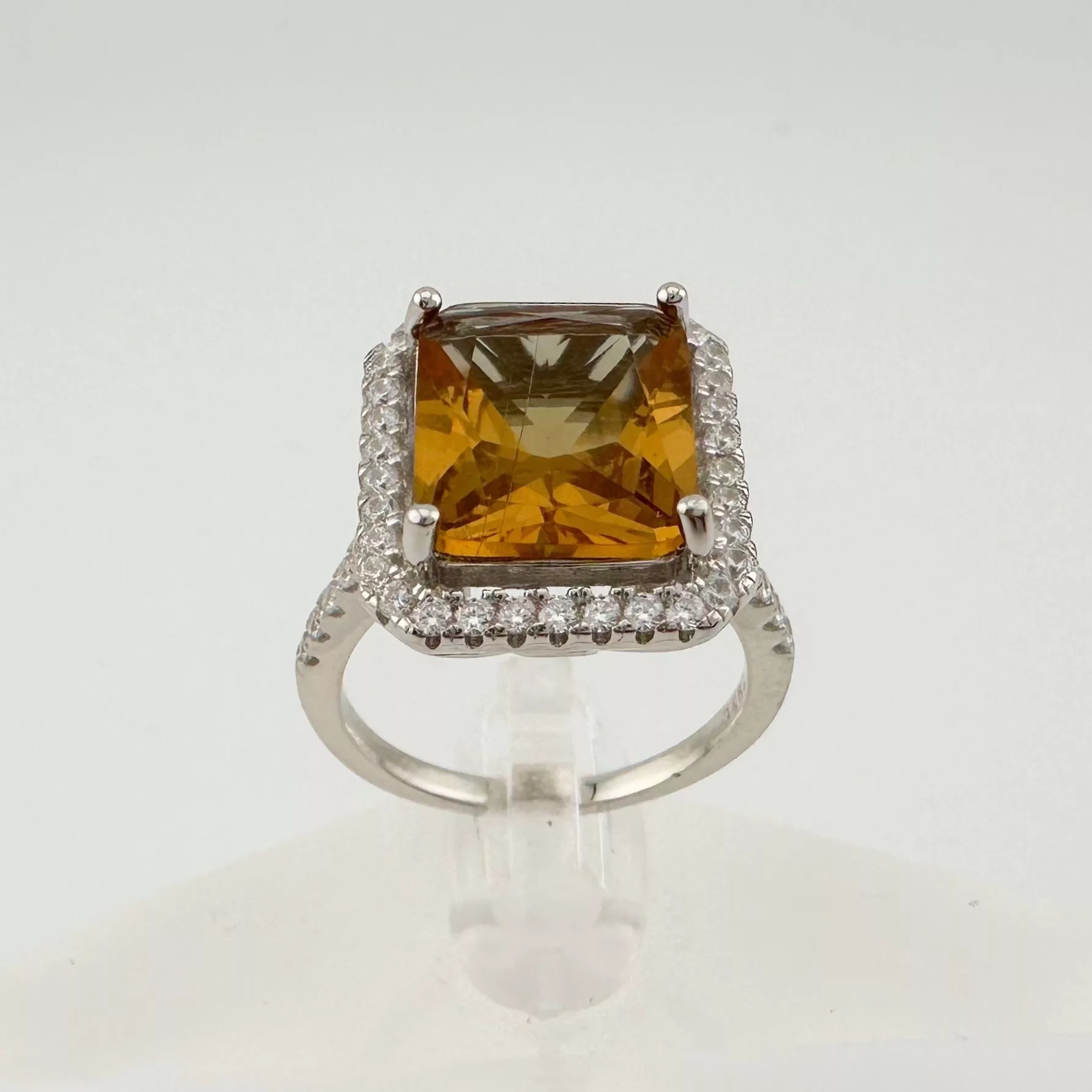 Other Rings Other Elegant Emerald Cut Lab Created Sultanite Ring - Beautiful D Multi