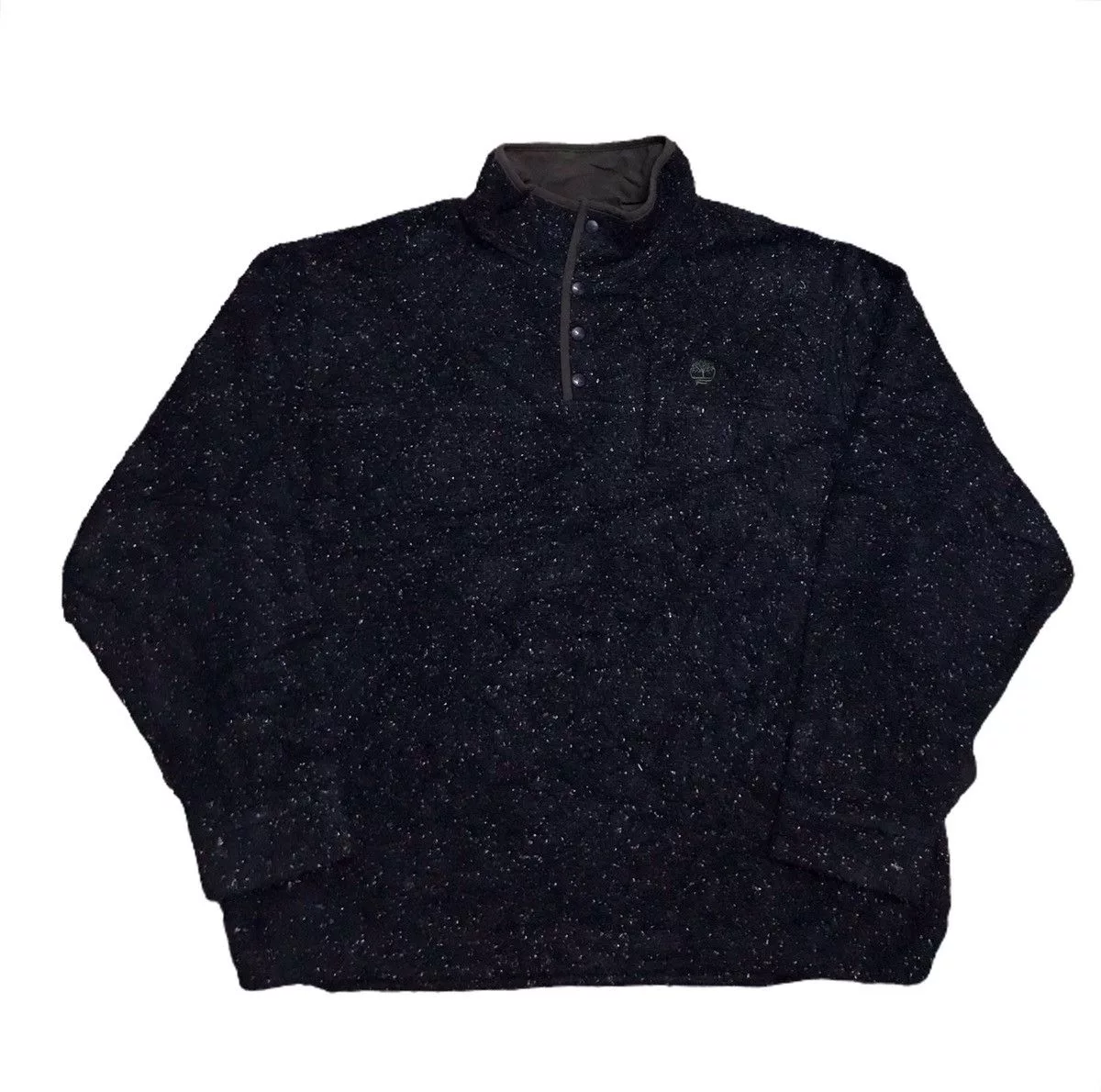 Timberland Light Jackets Timberland button up sweatshirt Black