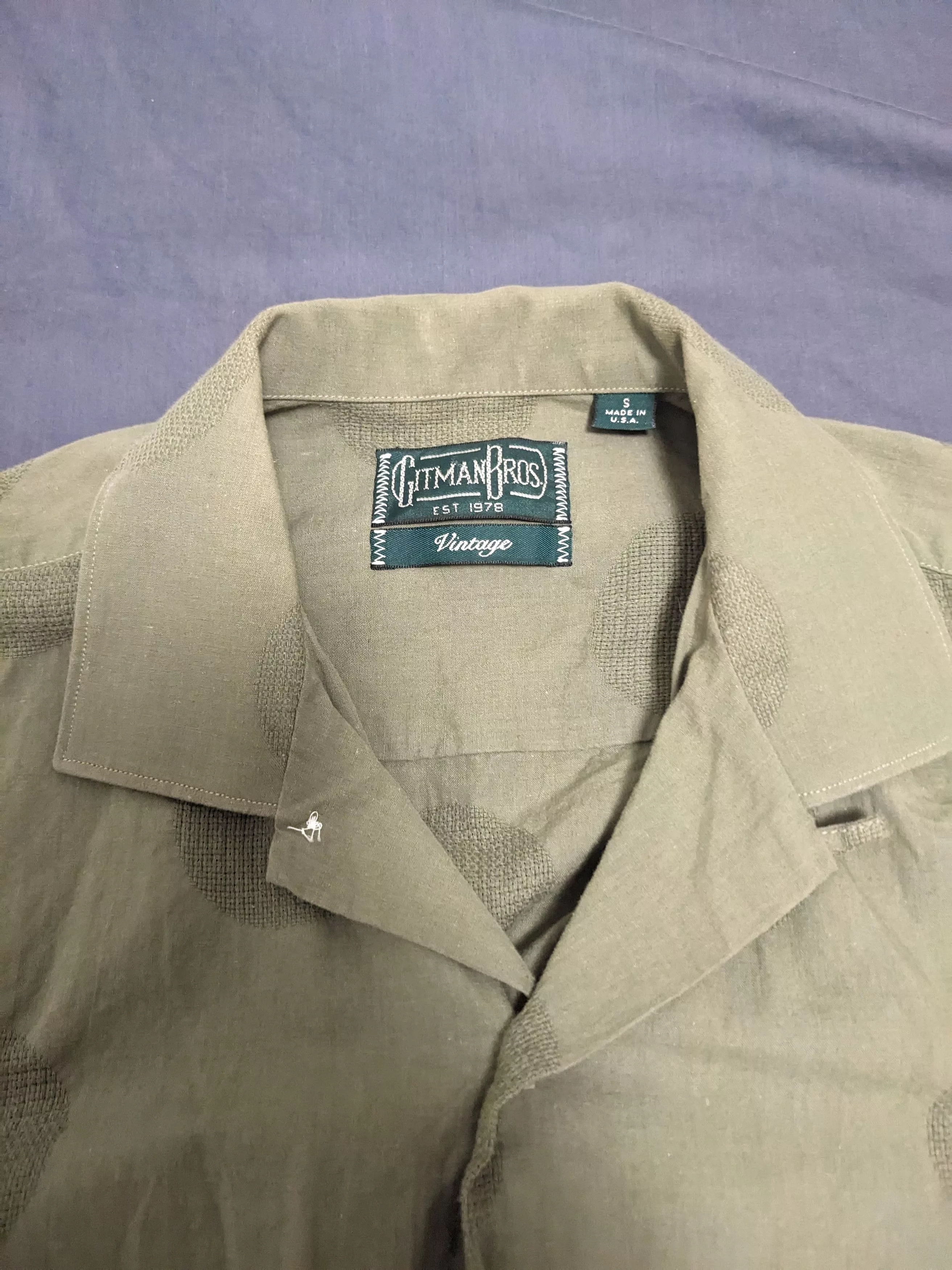 Gitman Bros. Vintage Shirts Button Ups Gitman Bros. Vintage gitman vintage camp shirt Green