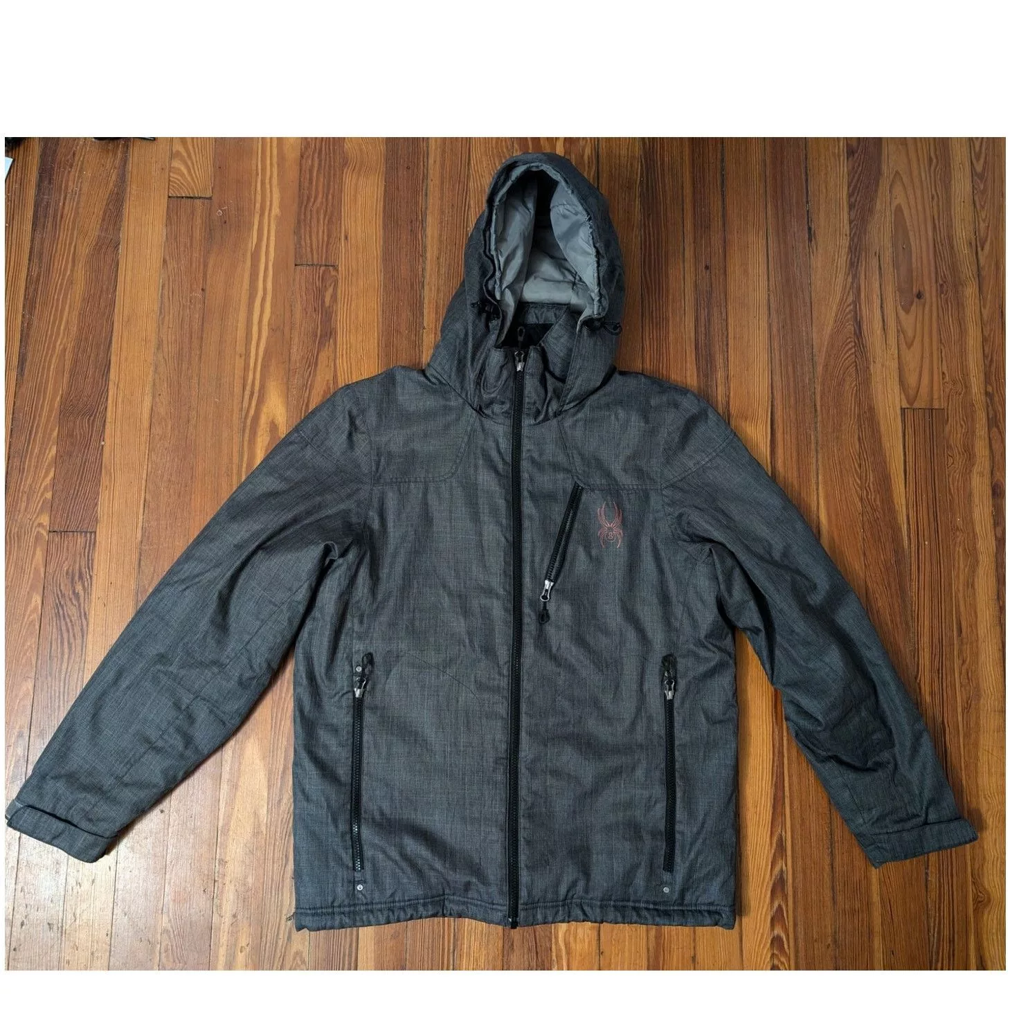 Spyder Light Jackets Spyder Gray Mens Medium Jacket in good condition