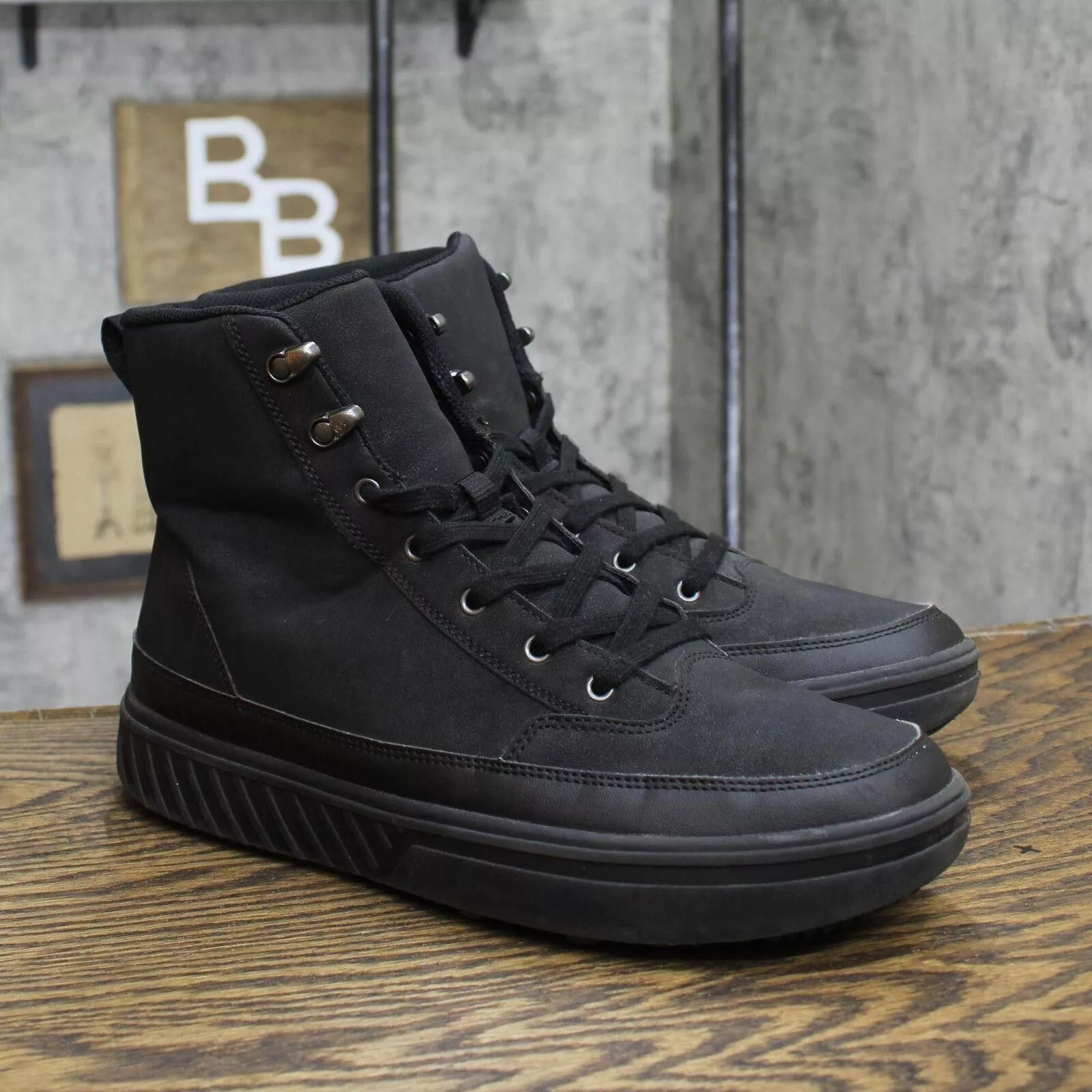 Designer Boots Designer Goodfellow & Co All Weather Lace Up Boots 88235817 Black 10