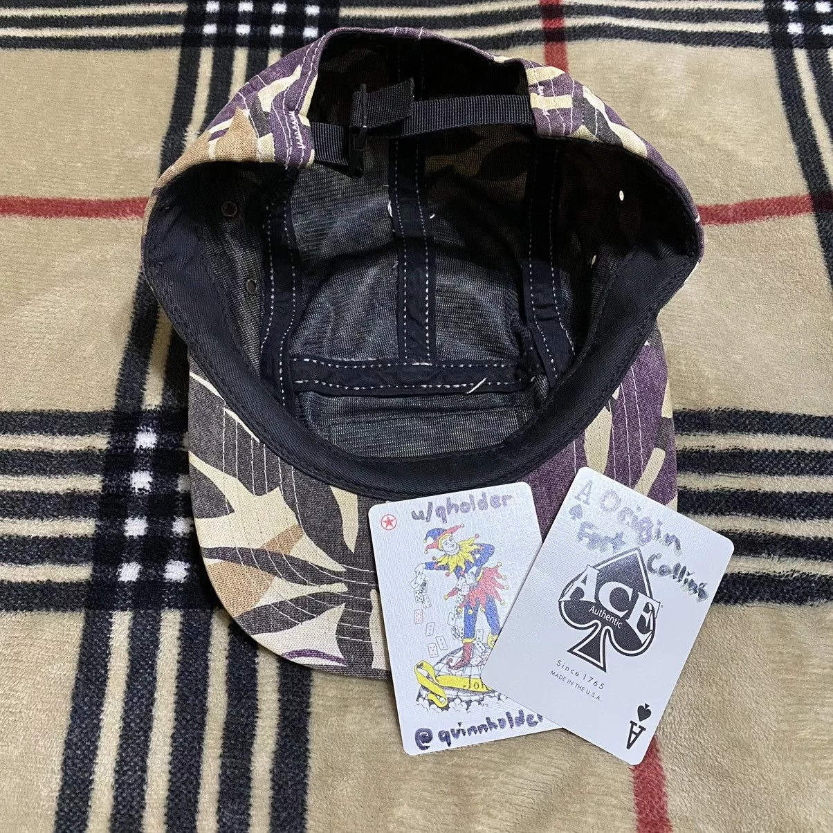 Supreme Hats Supreme SAMPLE Camp Cap Purple