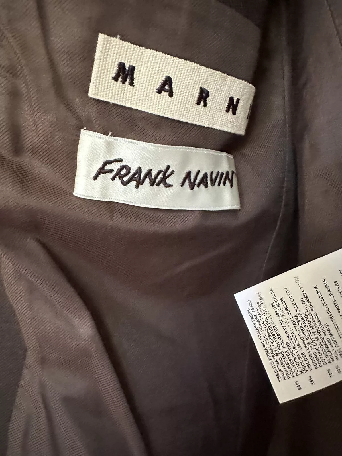 Marni Suits Marni runway suit Brown