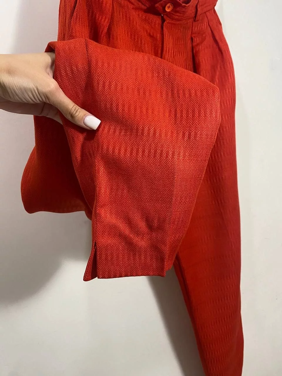 Yves Saint Laurent Vintage pants Red