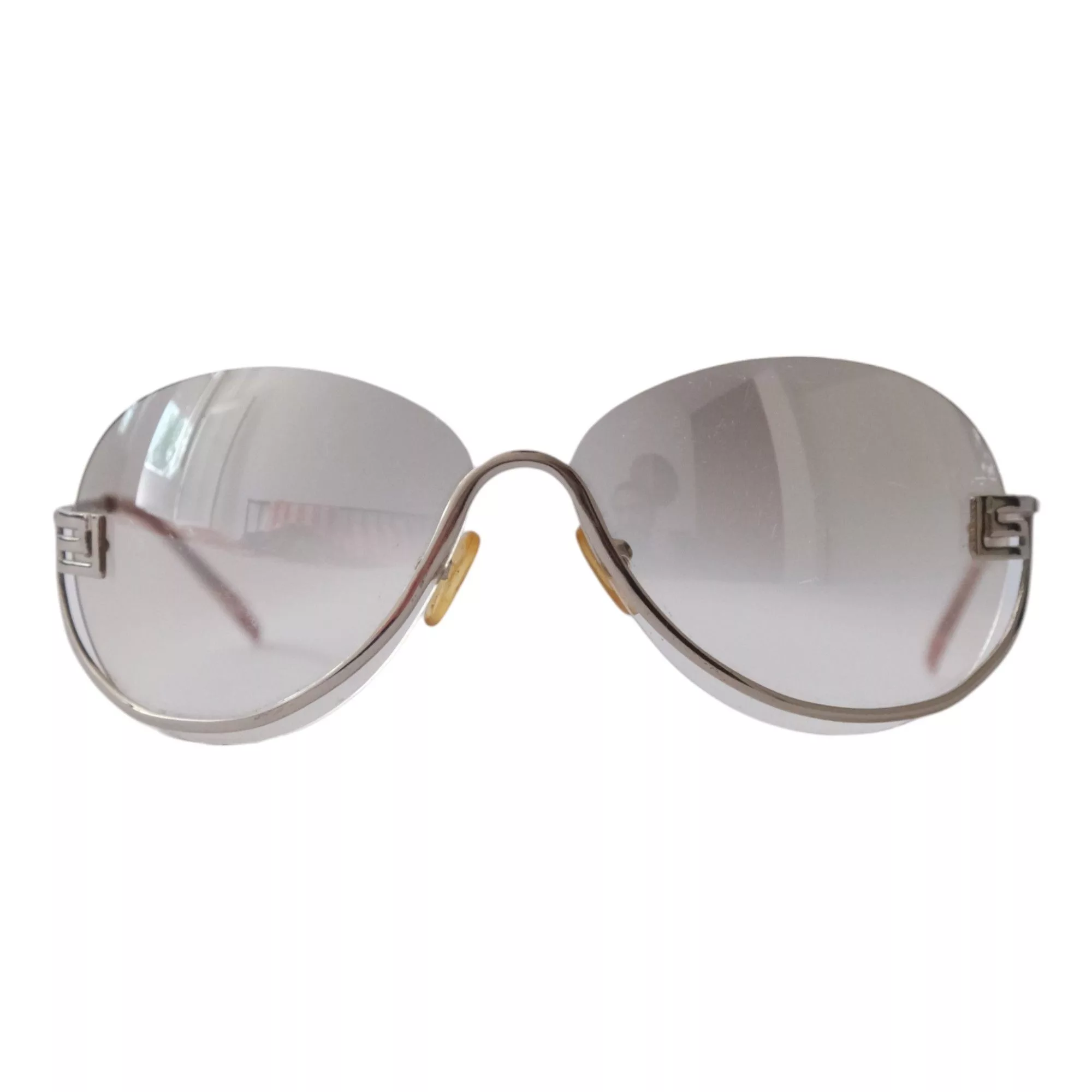 Versace Sunglasses Versace Y2K Mirrored Shield Sunglasses Multi