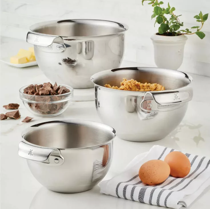 Provisions 3 pc SS Mixing Bowl Set