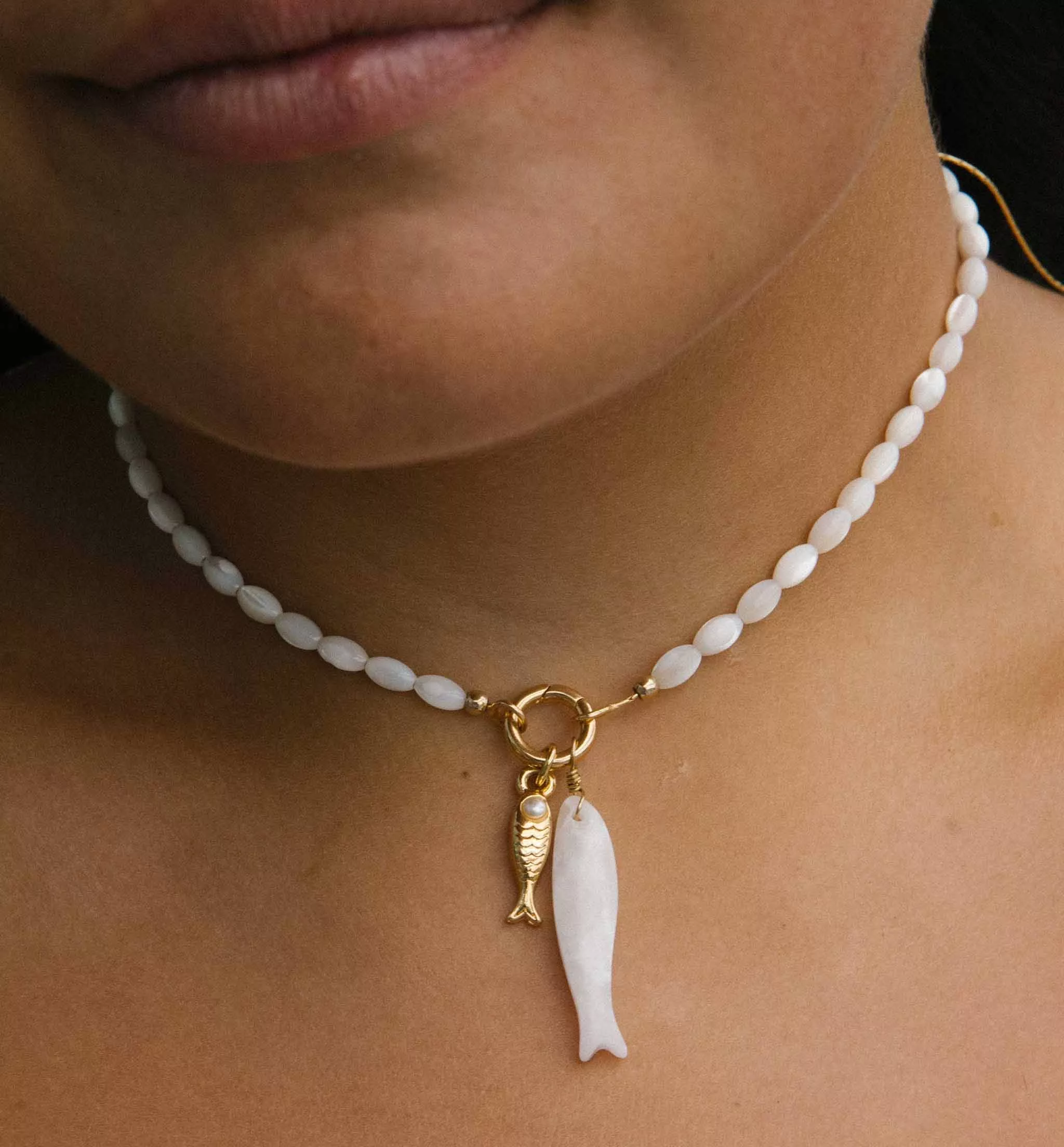 The Gemstone Fish Charm