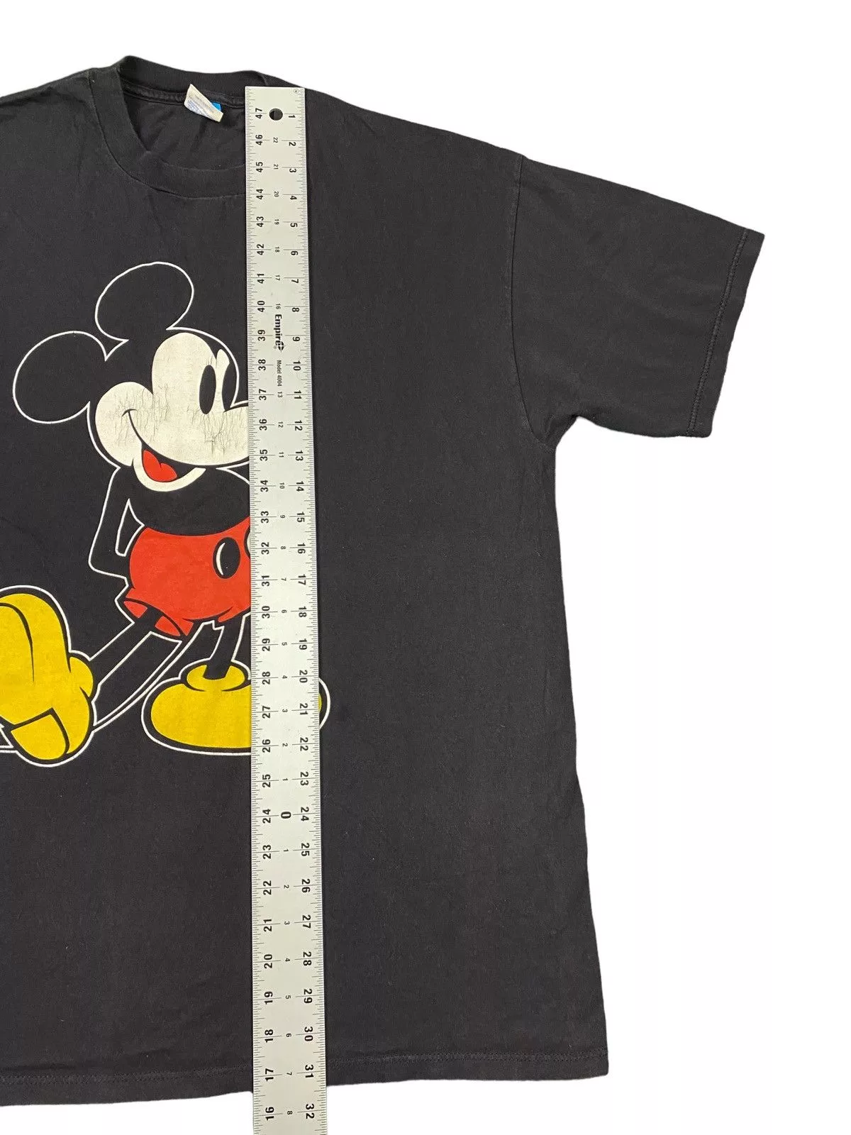 Disney Short Sleeve T Shirts Disney × Mickey Mouse × Vintage Vintage 80s Disney Mickey Mouse Black T Shirt