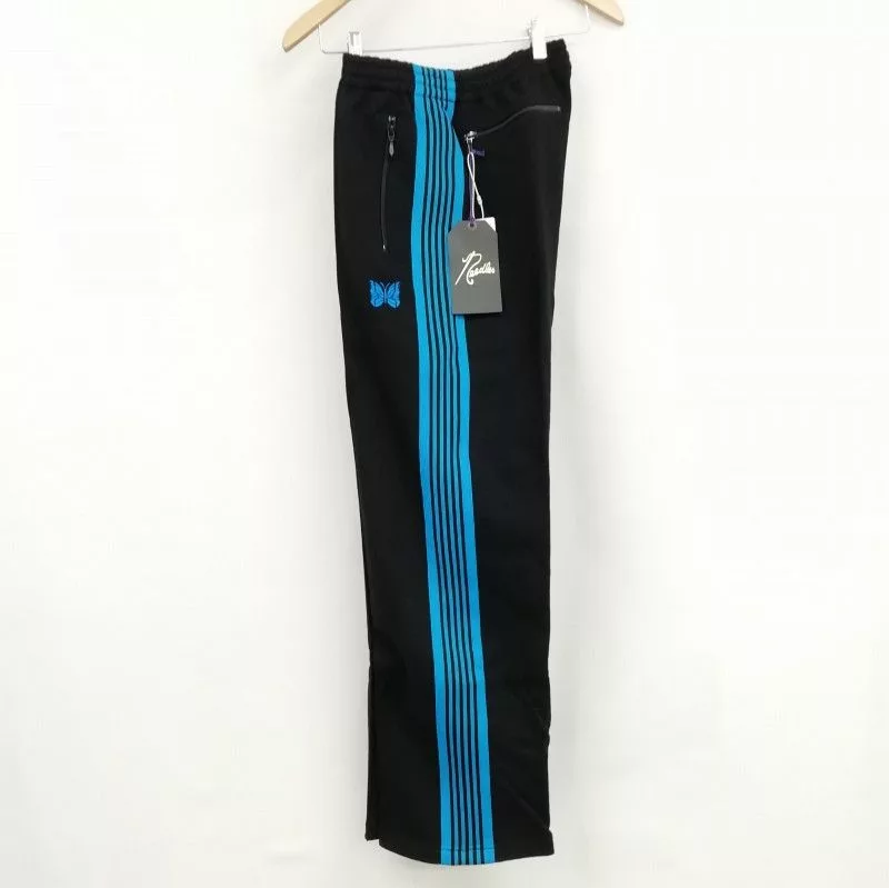 Needles Sweatpants Joggers Needles Sweat Pants Side Tape Logo Polyester Black