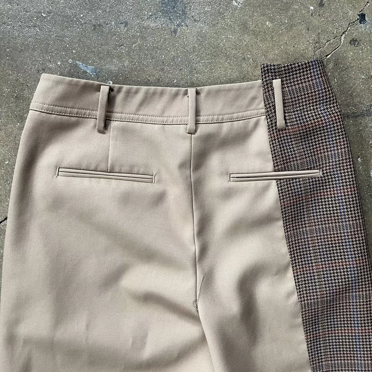 Andersson Bell Casual Pants Andersson Bell Two-Tone Asymmetrical Trousers Brown
