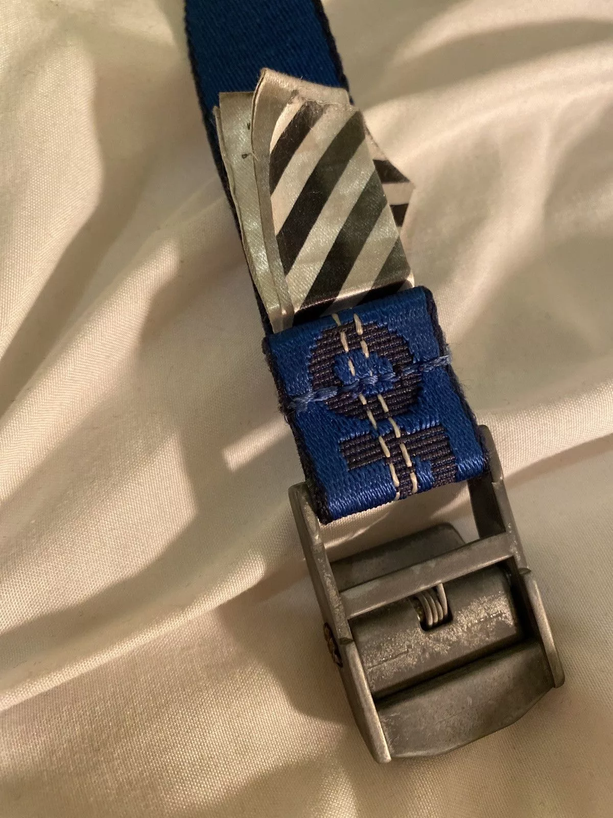 Off-White Belts Off-White - Blue and Black Mini Industrial Belt
