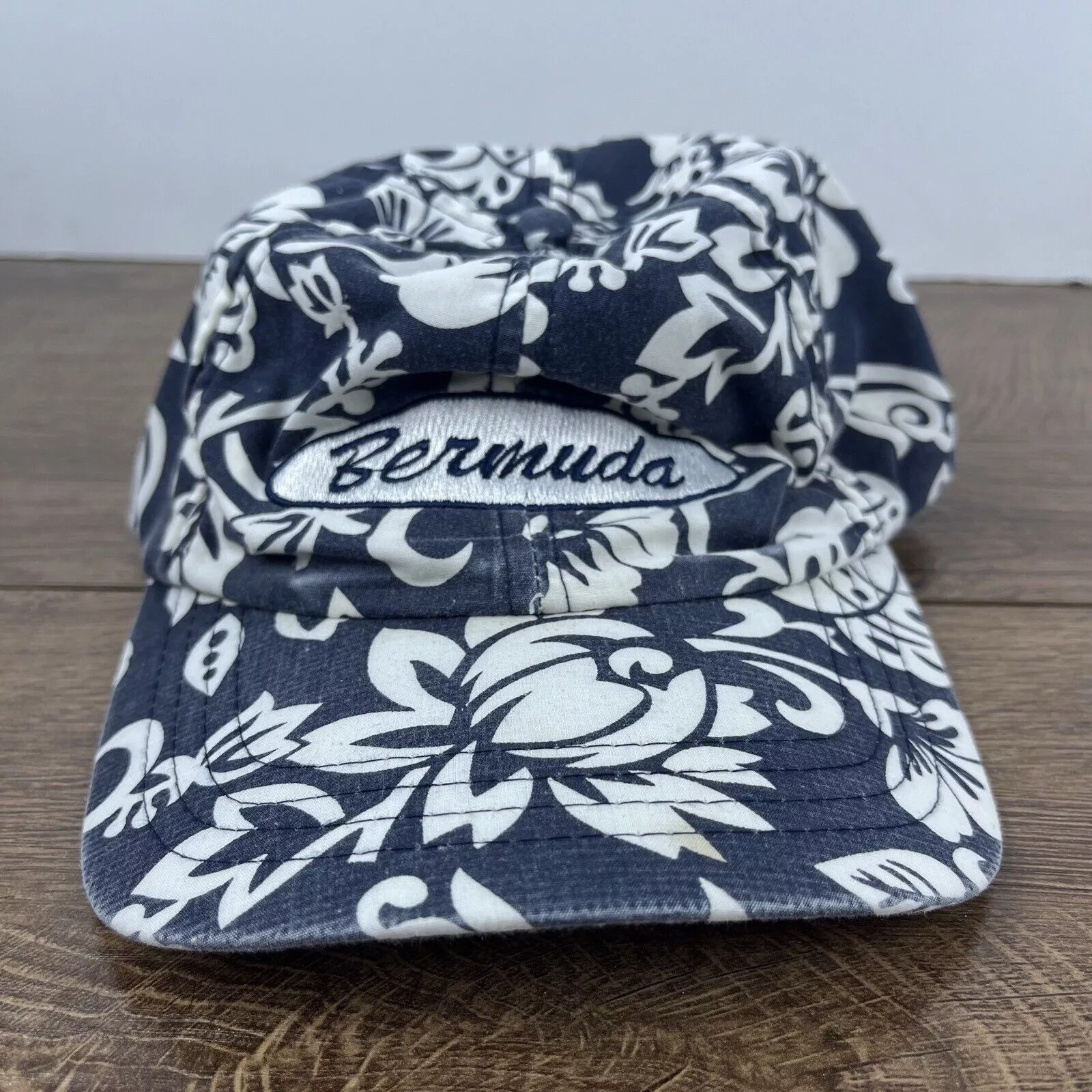 Other Hats Other Bermuda Hat Bermuda Blue Gray Hat Gray Adjustable Hat Gray A