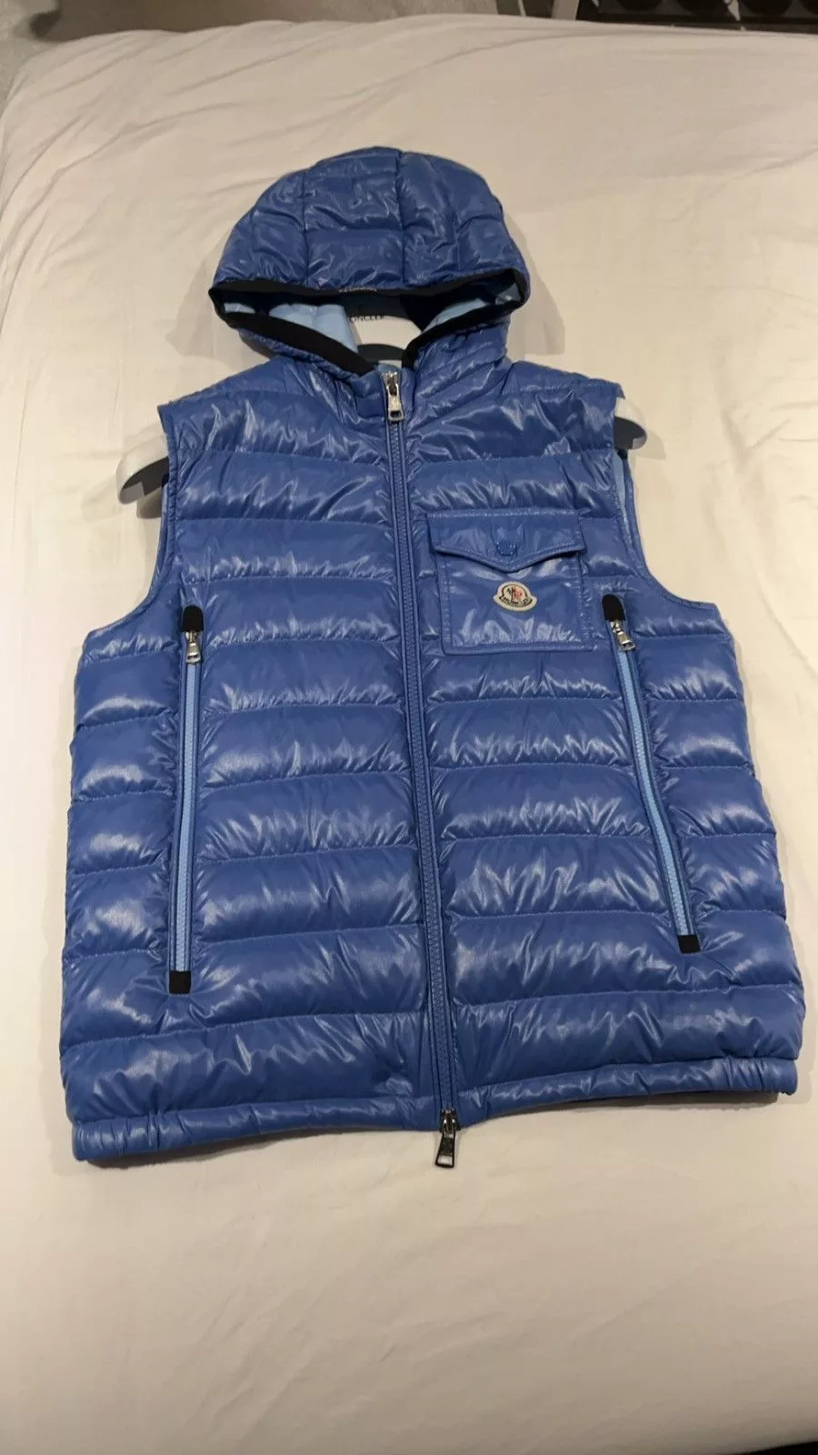 Moncler Vests Moncler argot pre owned super clean medium size 2 Blue