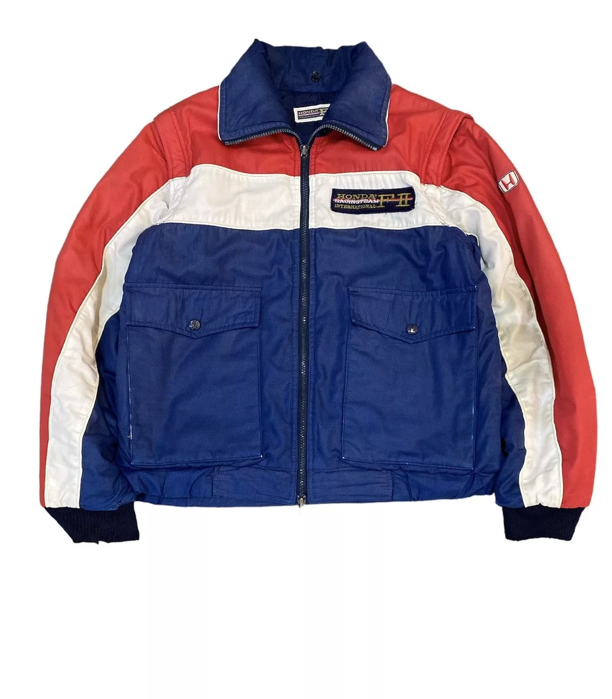Honda Bombers Honda × Vintage Vintage Honda F2 Racing Team International Two Way Jacket Multi