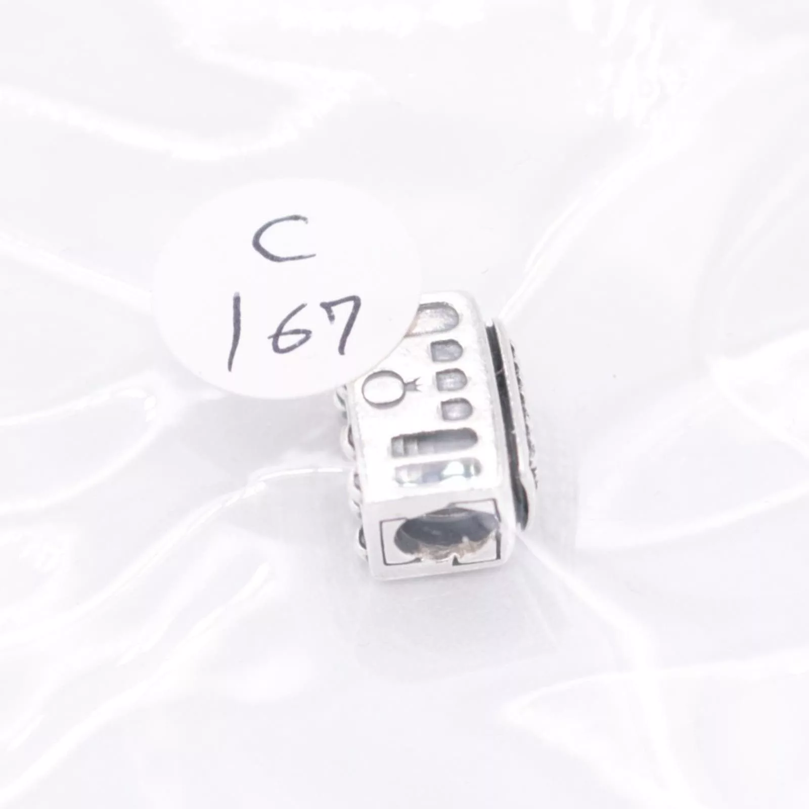 pandora Bracelets Authentic Pandora Cable Car Charm - 791219CZ Silver