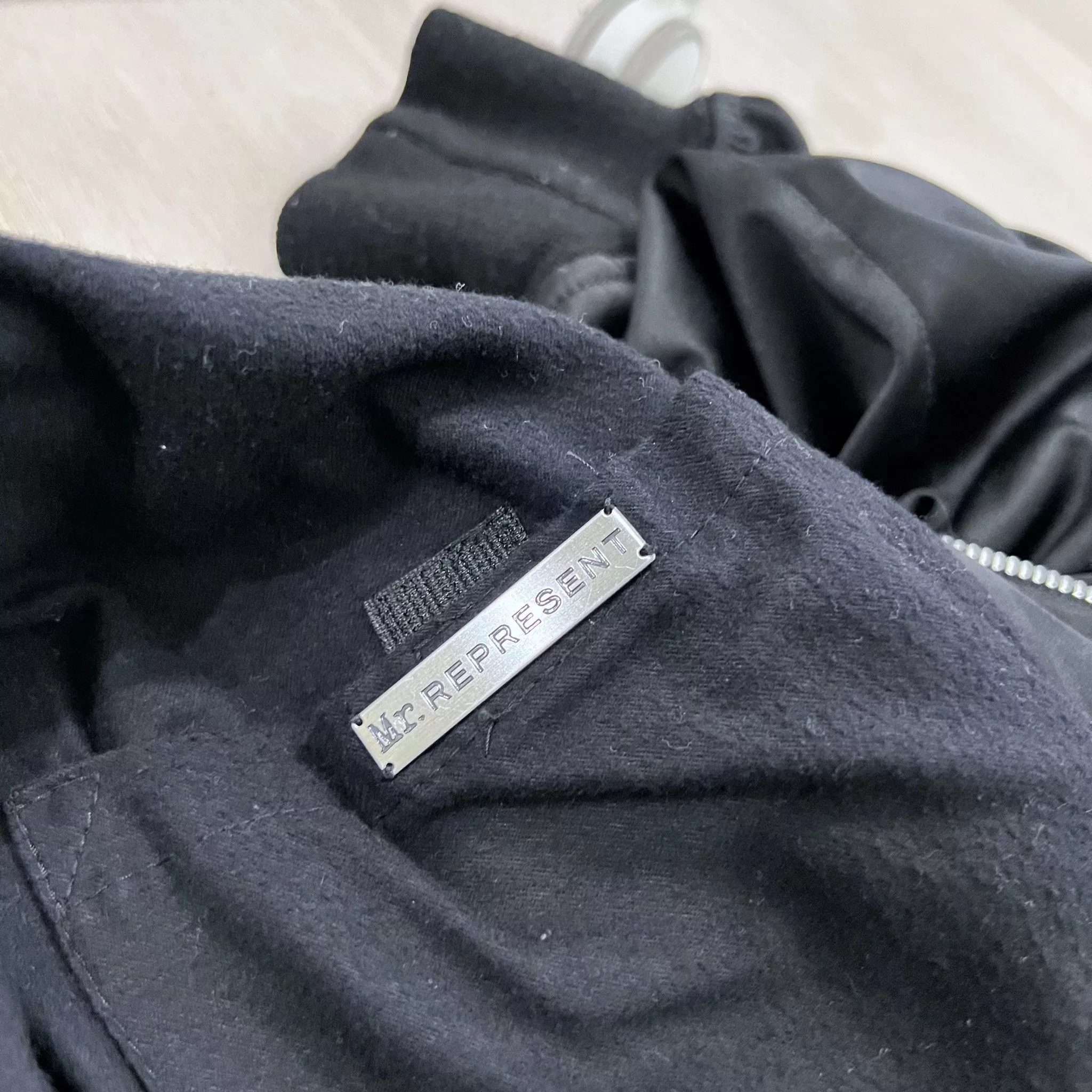 Other Bombers Other × Represent Clo. SUPER RARE! Mr. Flawless X Represent Bomber Polyester Jacket Black