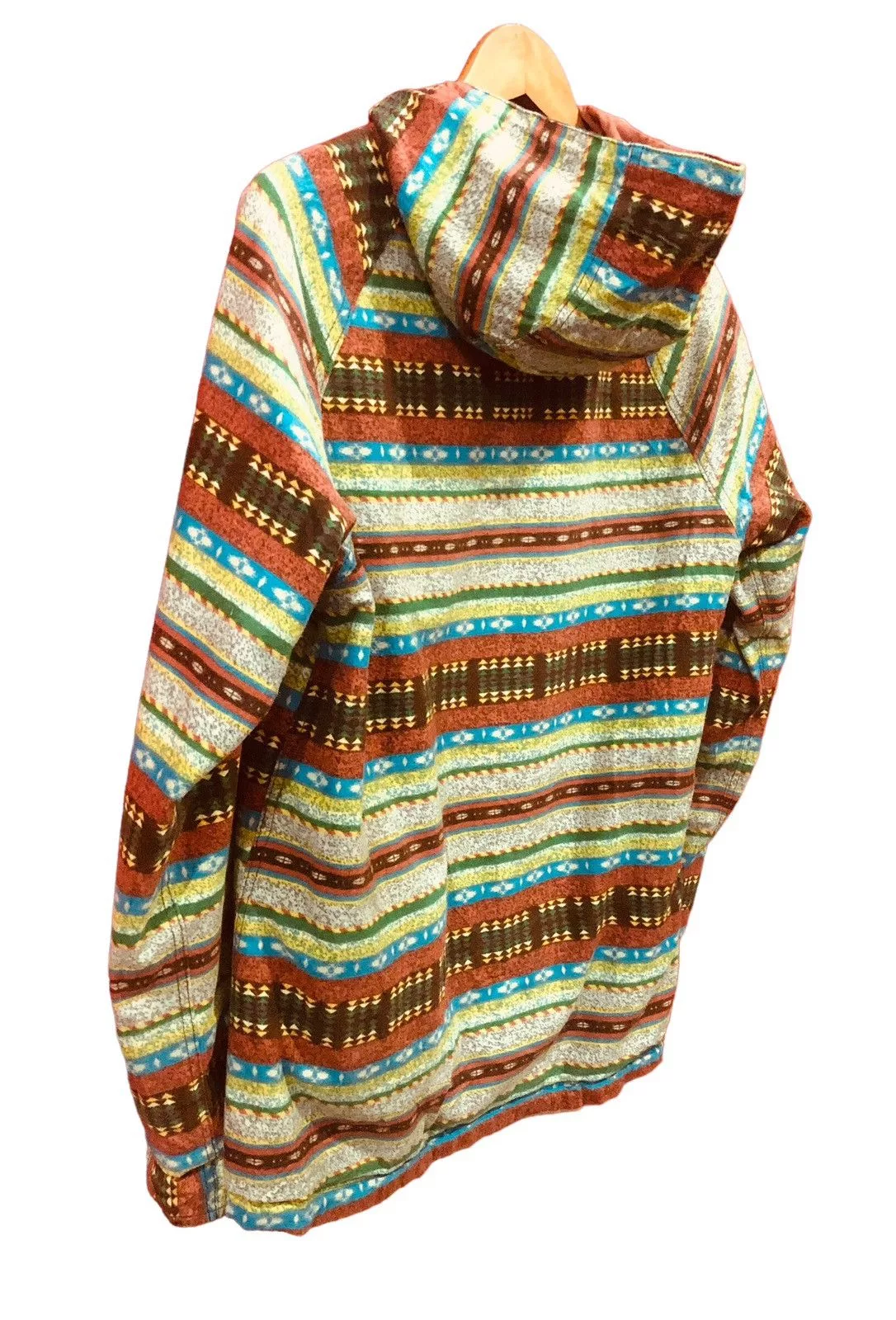 GRN Heavy Coats GRN Reversible Color Block Hoodie Jacket Multi