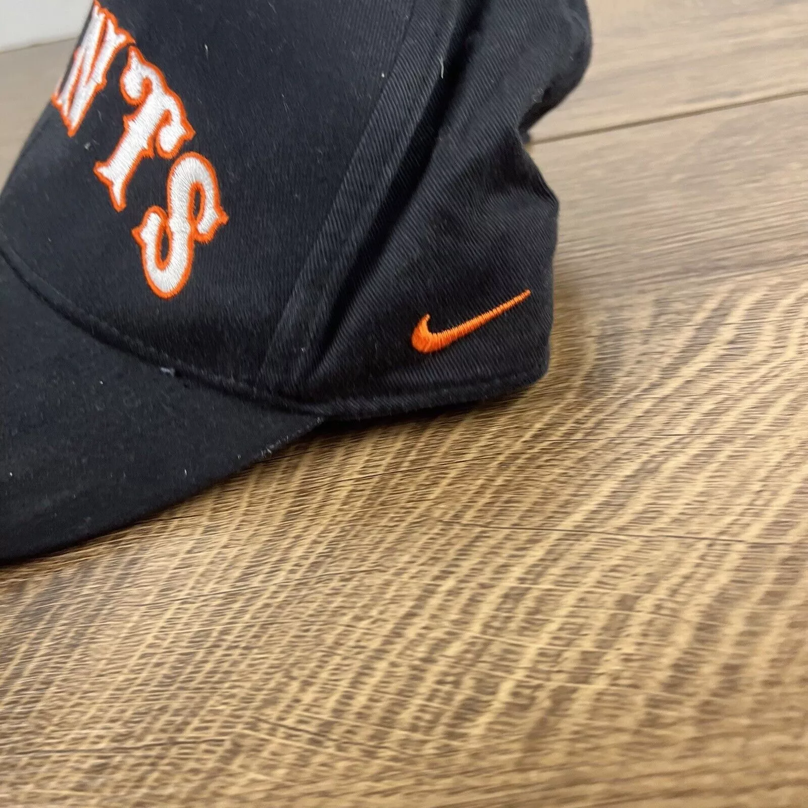 Nike Hats San Francisco Giants CHILD Hat Nike Black Hat Adjustable Bla