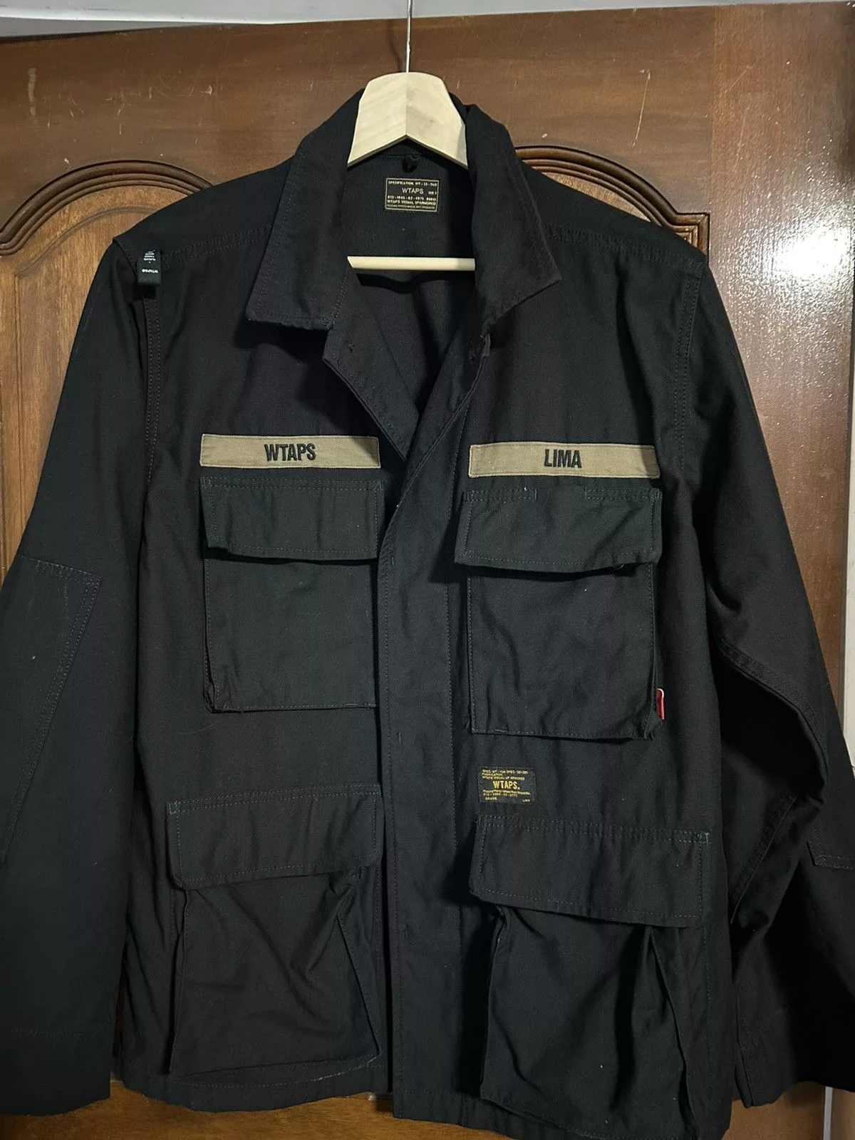 Wtaps Light Jackets Wtaps M65 Jacket in black. Size Large