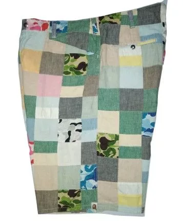 Bape Shorts Bape Patchwork Shorts Multi