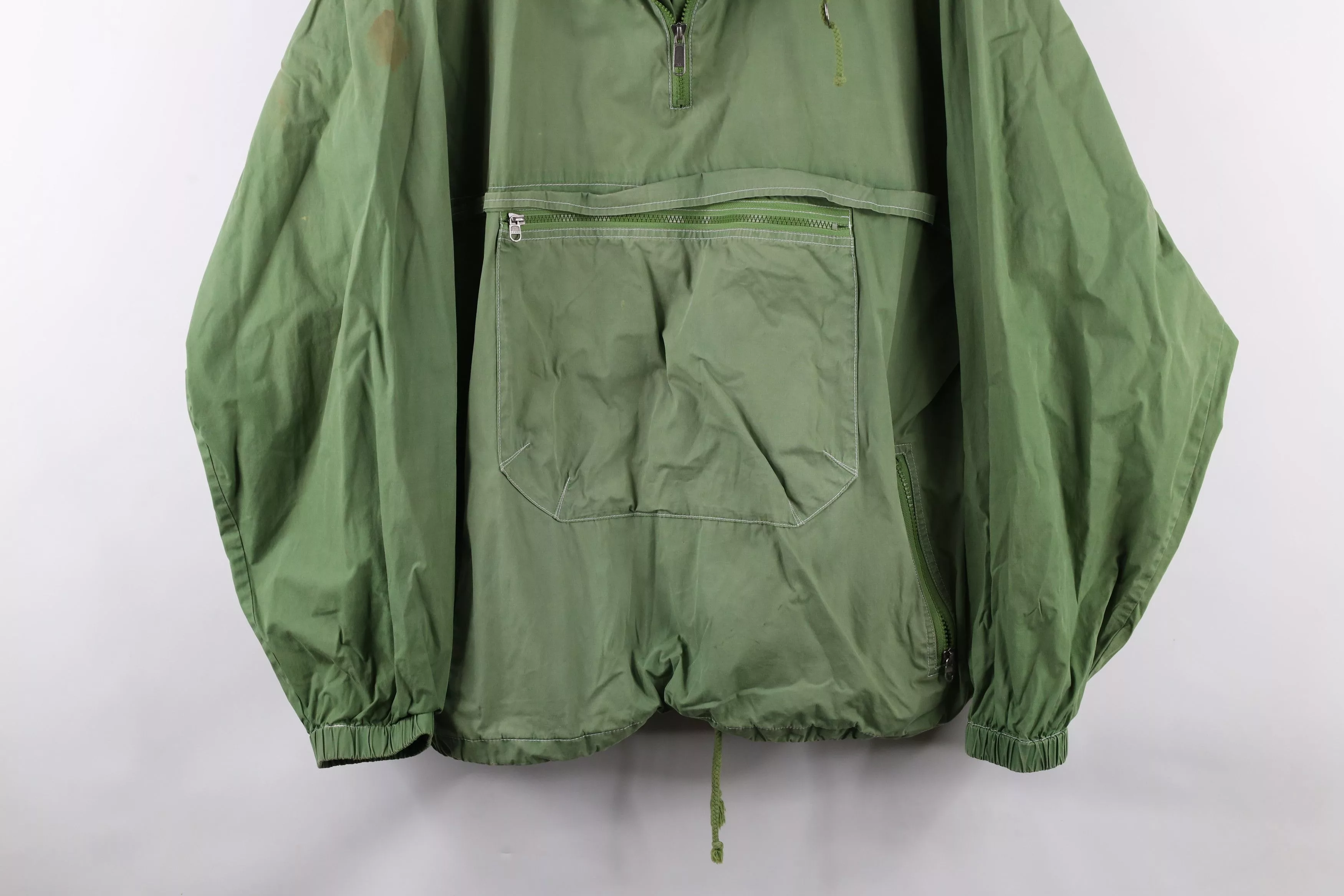 Gap Light Jackets Gap × Vintage Vintage 90s Gap Hooded Pullover Anorak Jacket Green