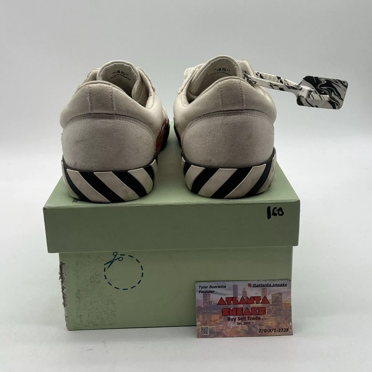 Off-White Low Top Sneakers Off-White Vulc Low Light Blue