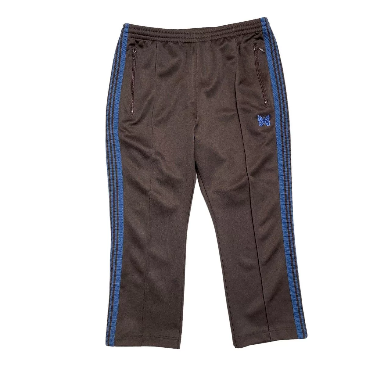 Needles Sweatpants Joggers Needles Sweat Pants Polyester Tape Side Logo Brown