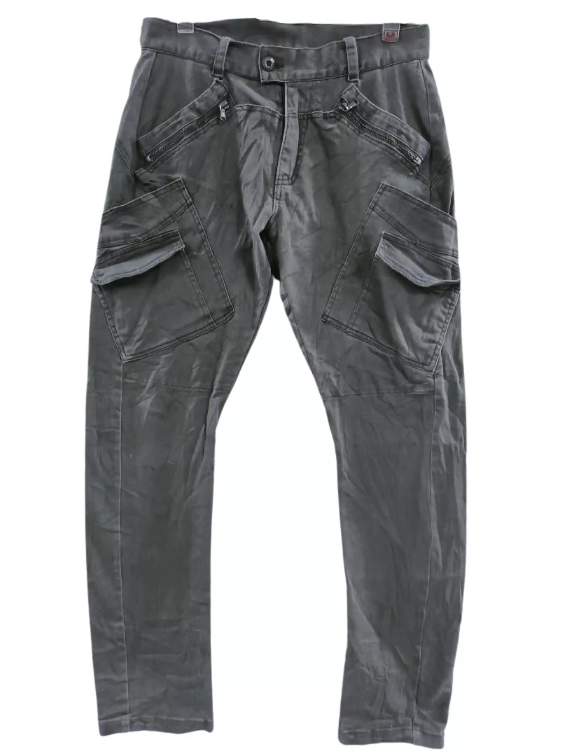 Japanese Brand Casual Pants Japanese Brand × Voodoo Tactical Multipocket tactical cargo pants stretchable Green Streetwear