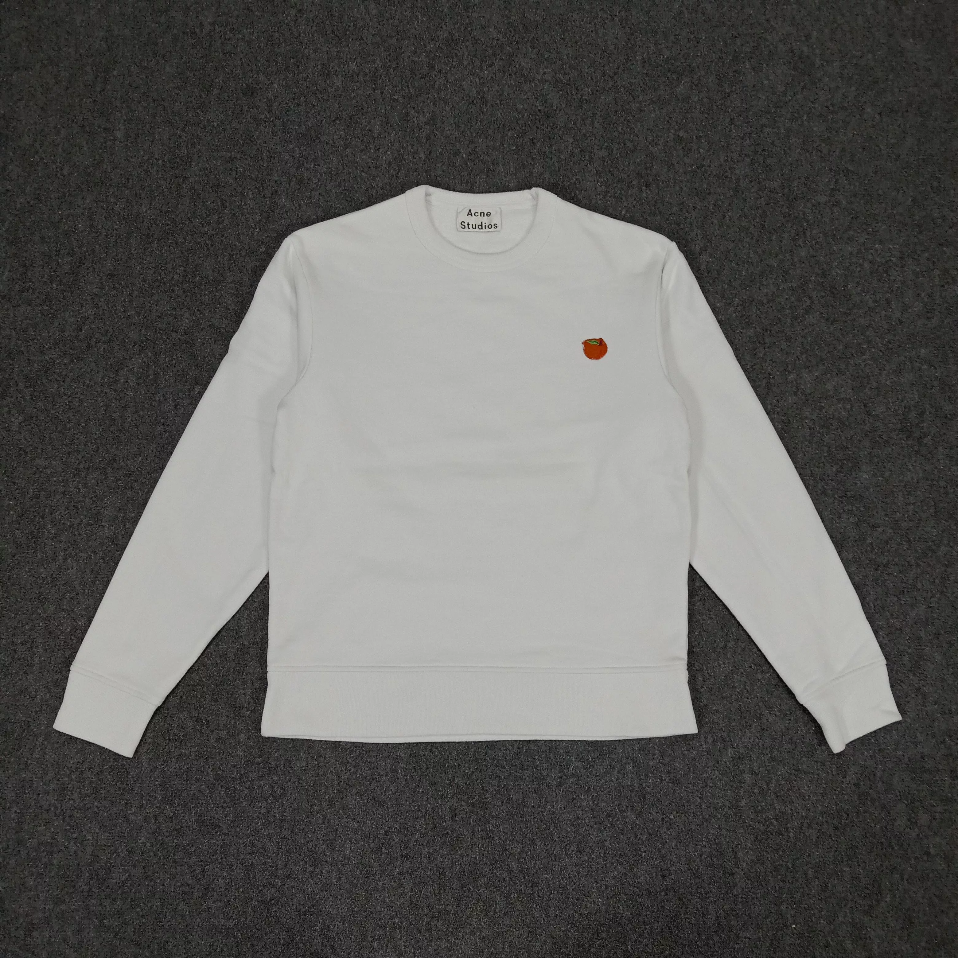 Acne Studios Sweatshirts Hoodies Acne Studios × Vintage Acne Studios Small Logo Design White Sweatshirt