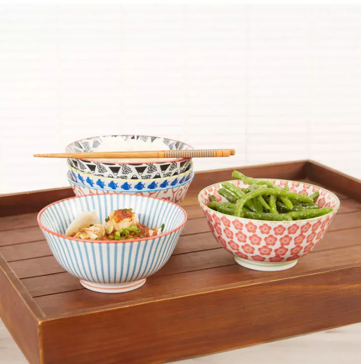Japanese Modern 6" Bowl 16 oz