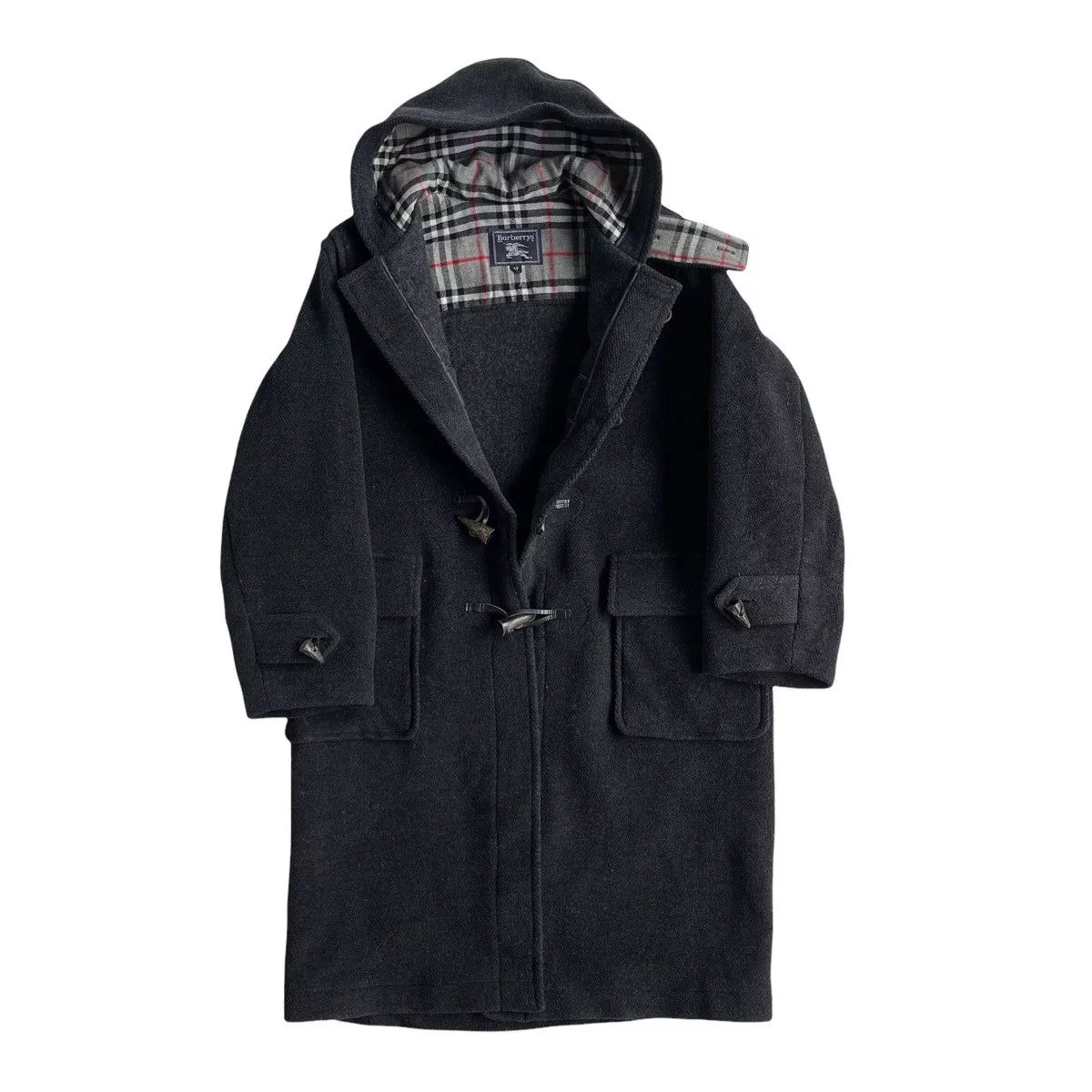 Burberry Heavy Coats Burberry × Other × Vintage Burberry Wool Heavy Overcoat Trench Coat Gray