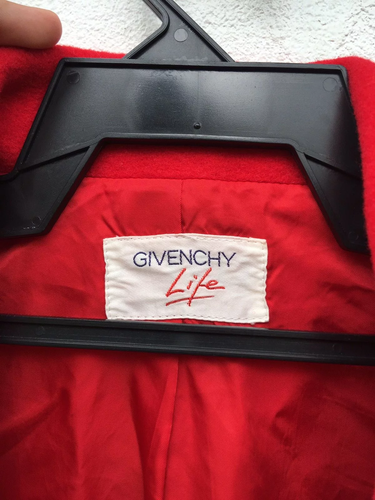 Givenchy Light Jackets Givenchy Life Double Breasted Suede Jacket Red