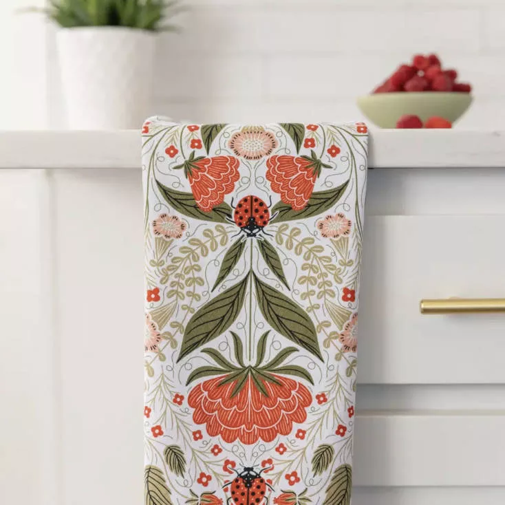 Ladybug Tea Towel