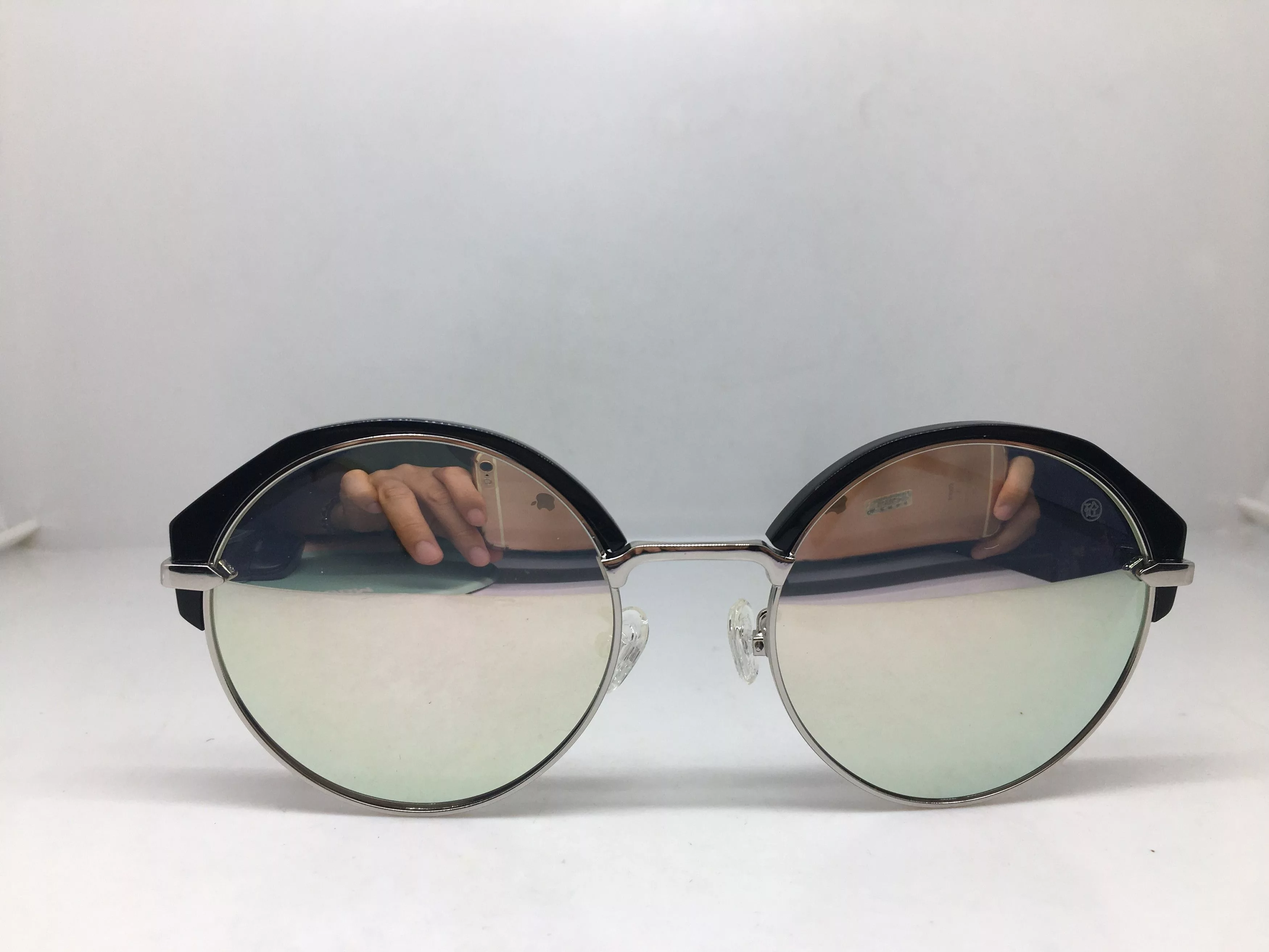 Other Sunglasses Other Black Silver Round Sunglasses Frame