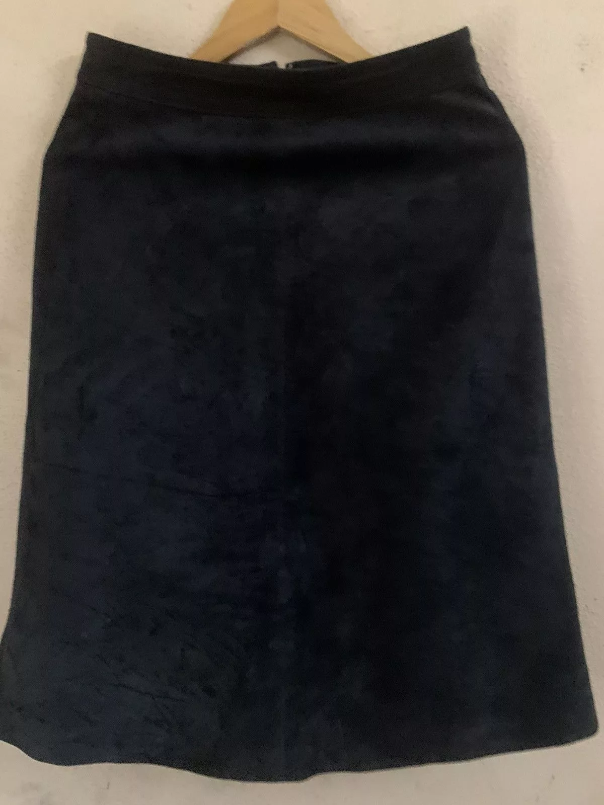 Celine Midi Skirts Vintage celine double lining suede skirt Blue