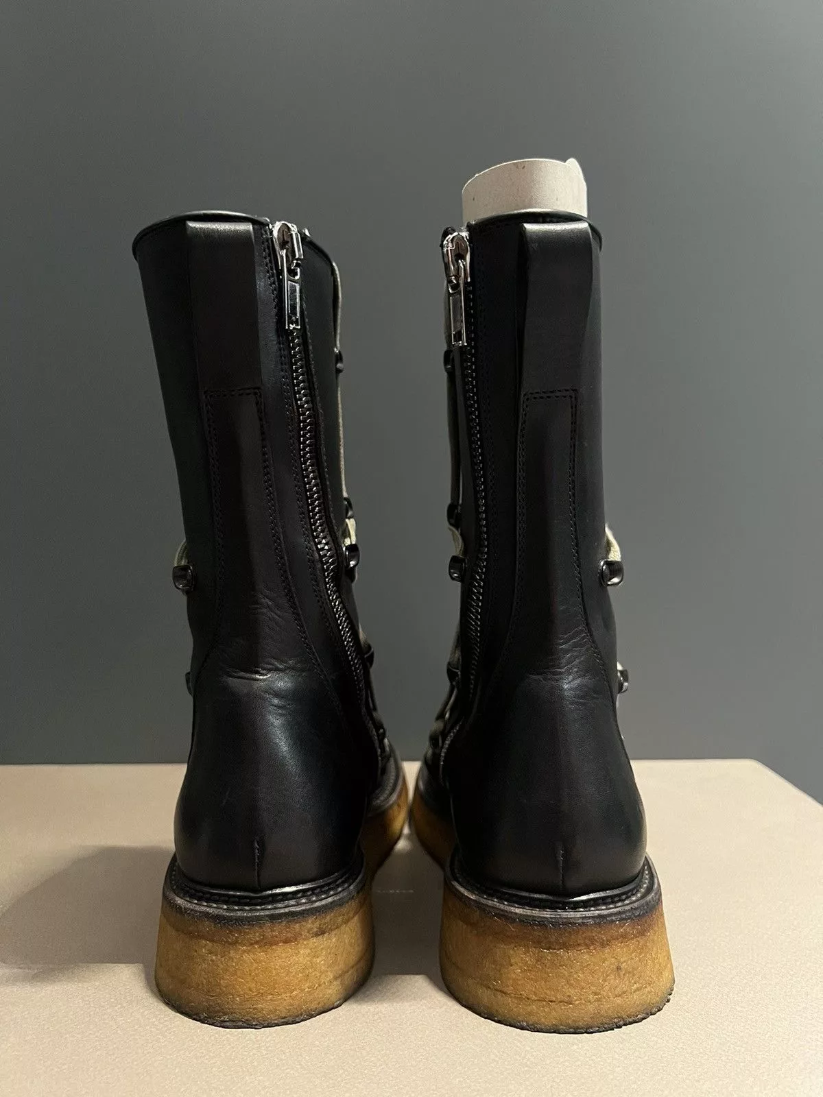 Rick Owens Boots Rick Owens FW17 Glitter Pentagram Creeper boots sz39.5 Black