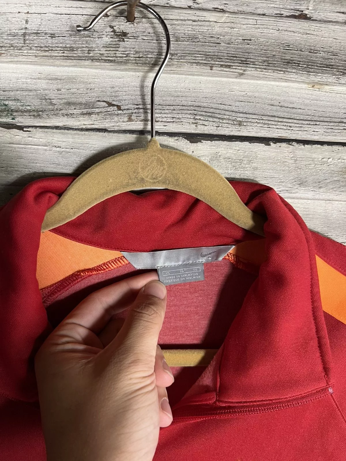 Nike Light Jackets Nike × Vintage Vintage Nike Track Jacket Red