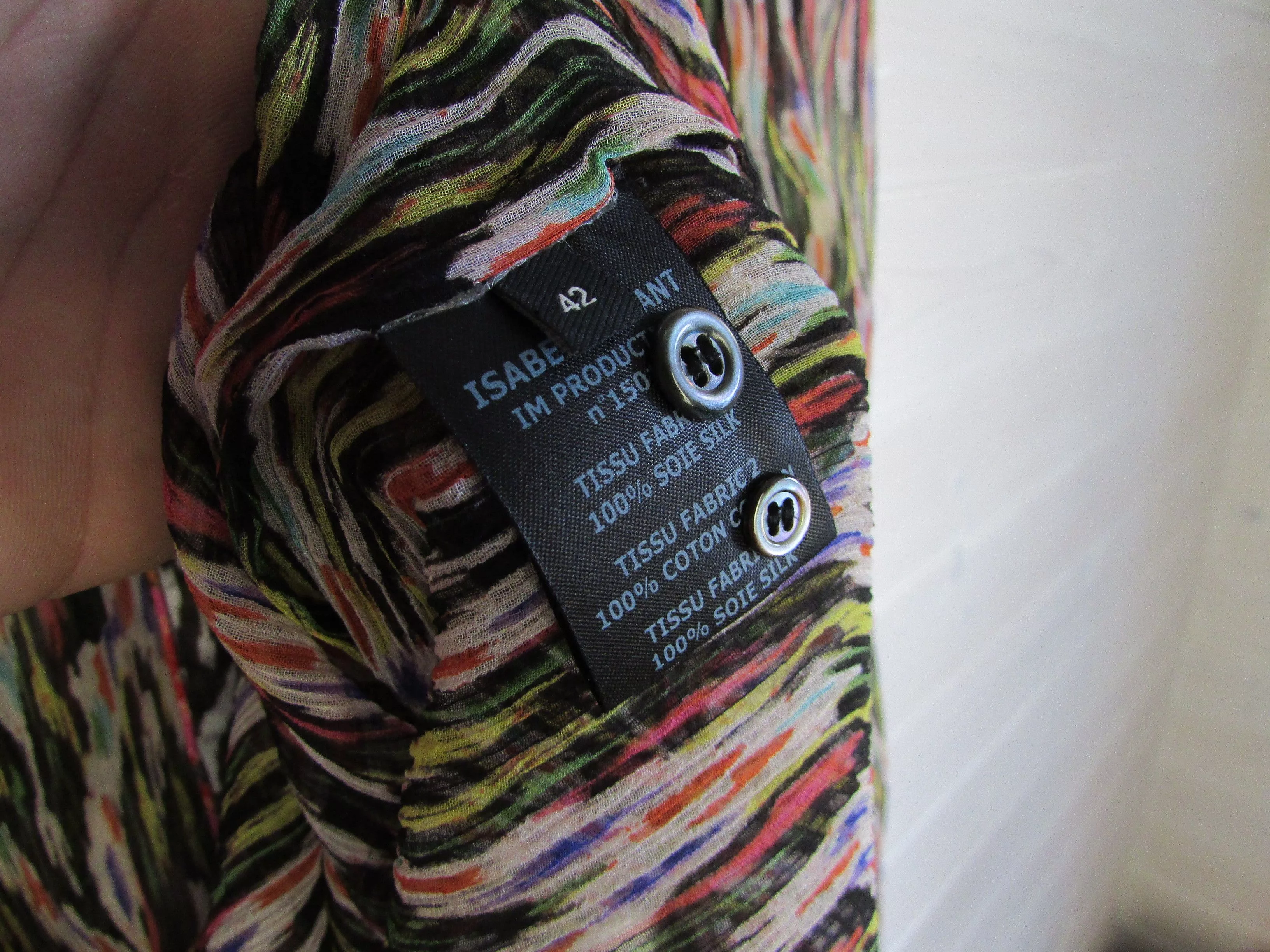 Isabel Marant Blouses Isabel Marant Women's Silk Shirt Buttons Multi