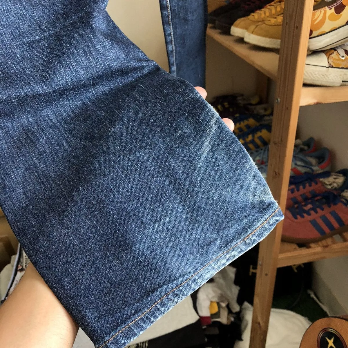 Bape Denim Bape 1st Camo Patch Denim Blue
