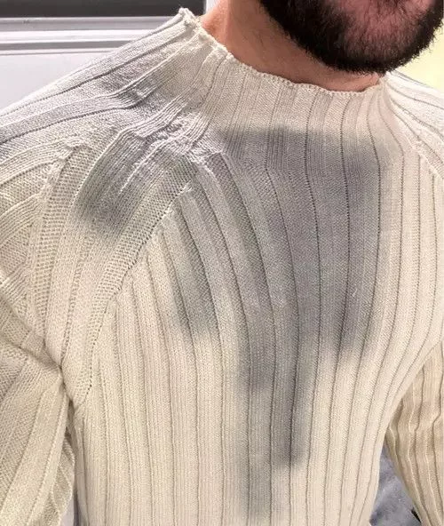 Designer Sweaters Knitwear Designer × Japanese Brand Slim Fit Knitted Pullover With Graffiti White Avant-Garde