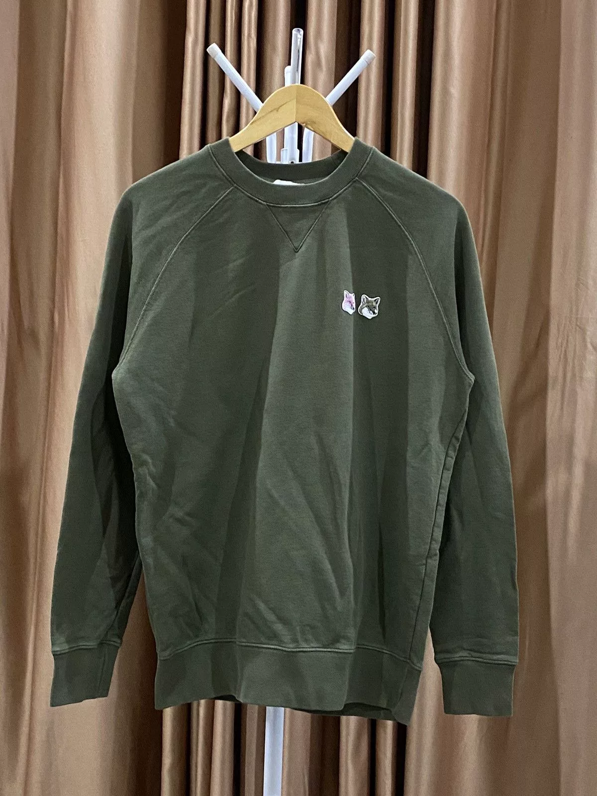 Maison Kitsune Sweatshirts Hoodies MAISON KITSUNE PARIS SWEATSHIRT NICE DESIGN Green