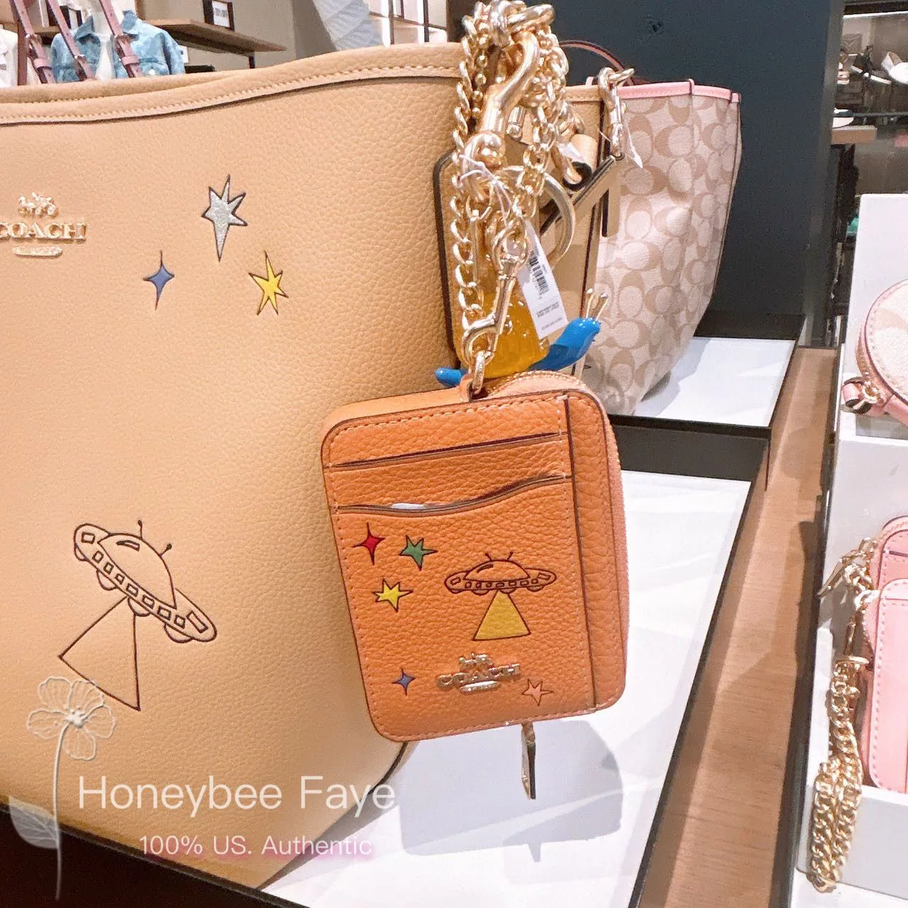 Coach Wallets Coach X Observed By Us Zip Card Case CU404 Multi