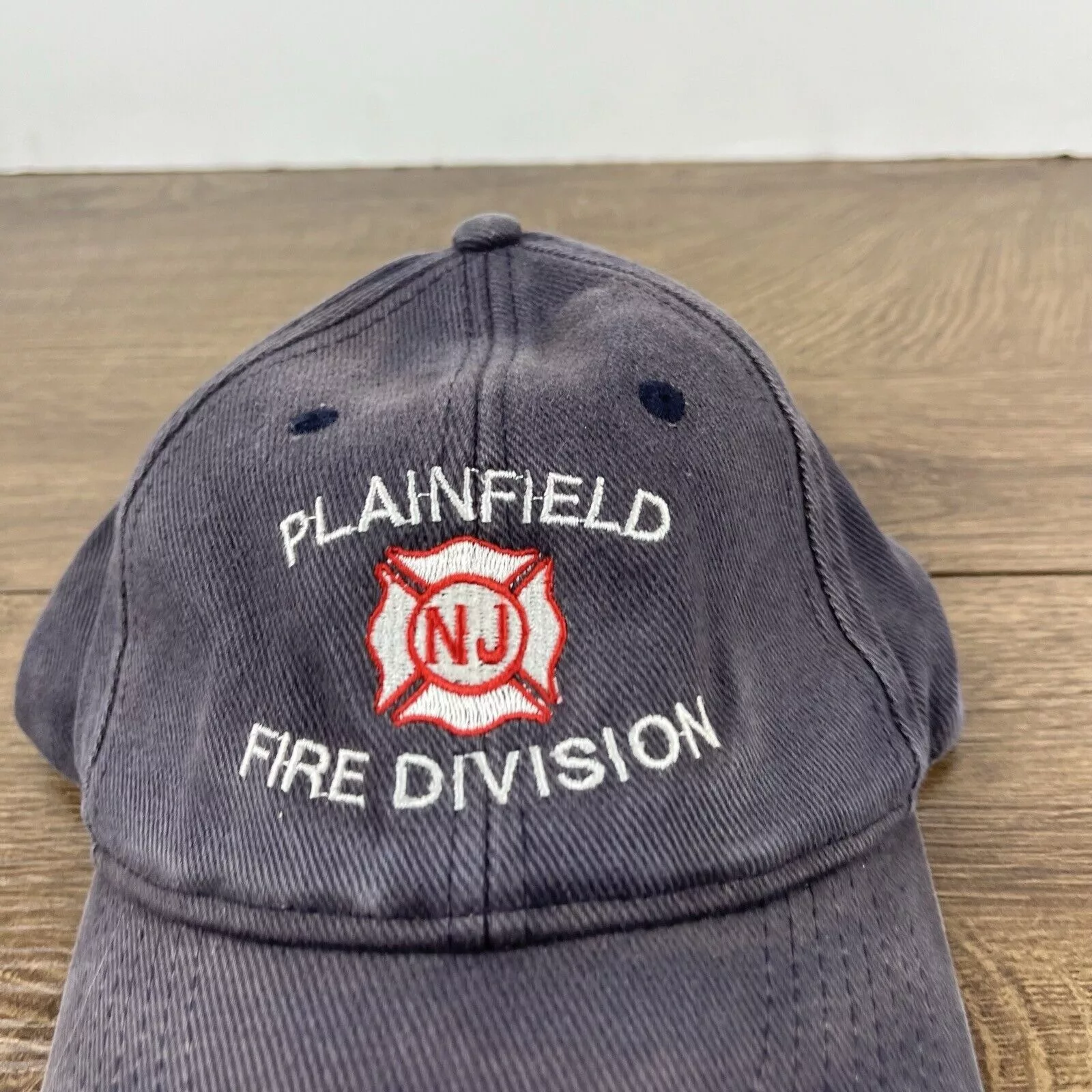 Other Hats Other Plainfield Fire Division Hat NJ Hat Gray Hat Adjustable Gray