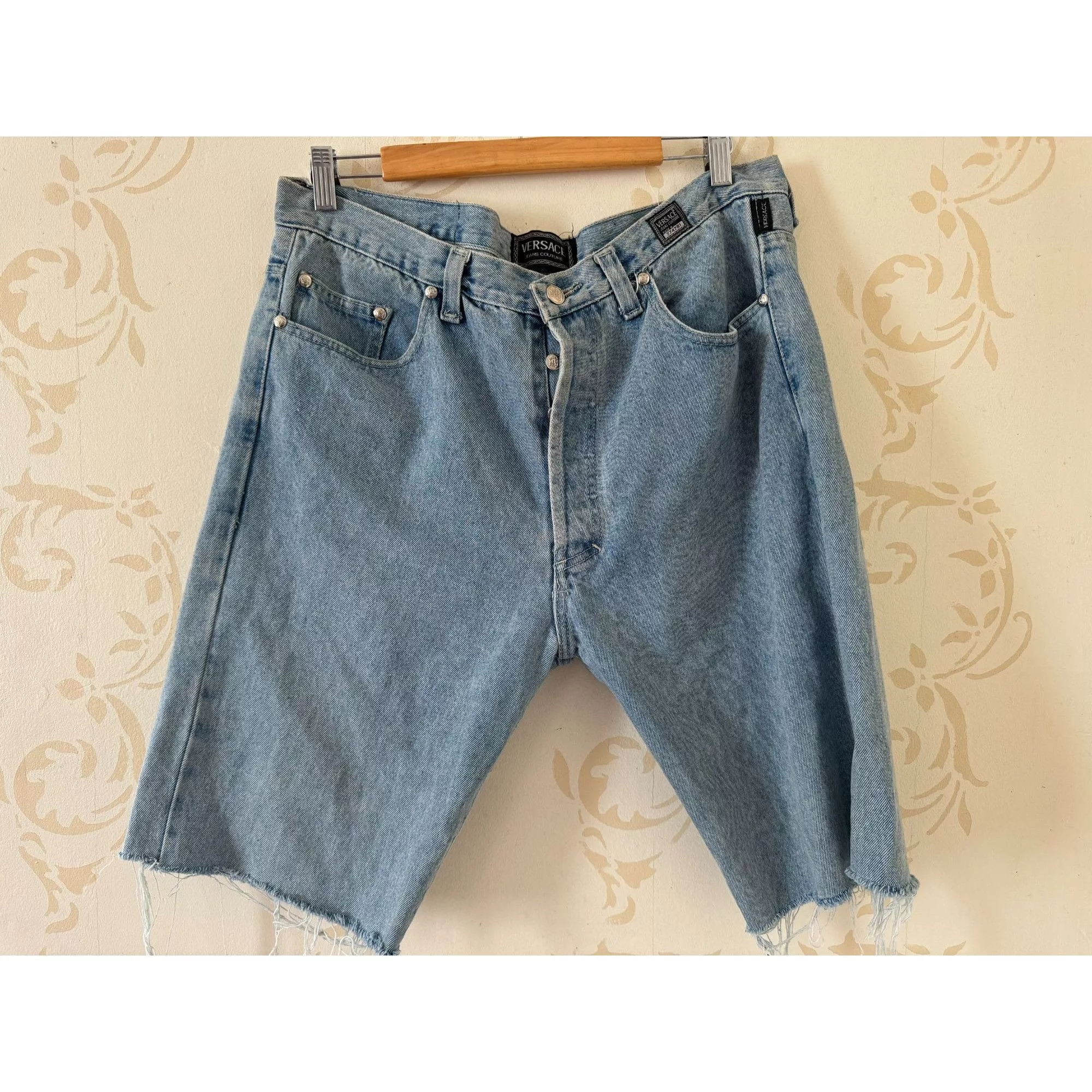 Versace Shorts Men's Size 40 Versace Blue Jeans Couture Shorts