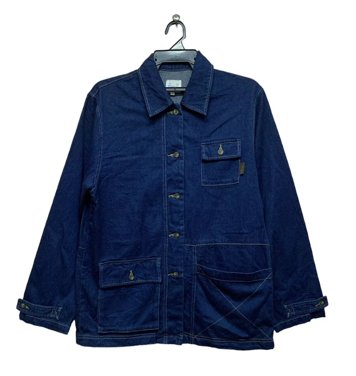 Designer Jackets Designer × Japanese Brand Rare Design Rana T Soft Denim Jackets Blue Streetwear