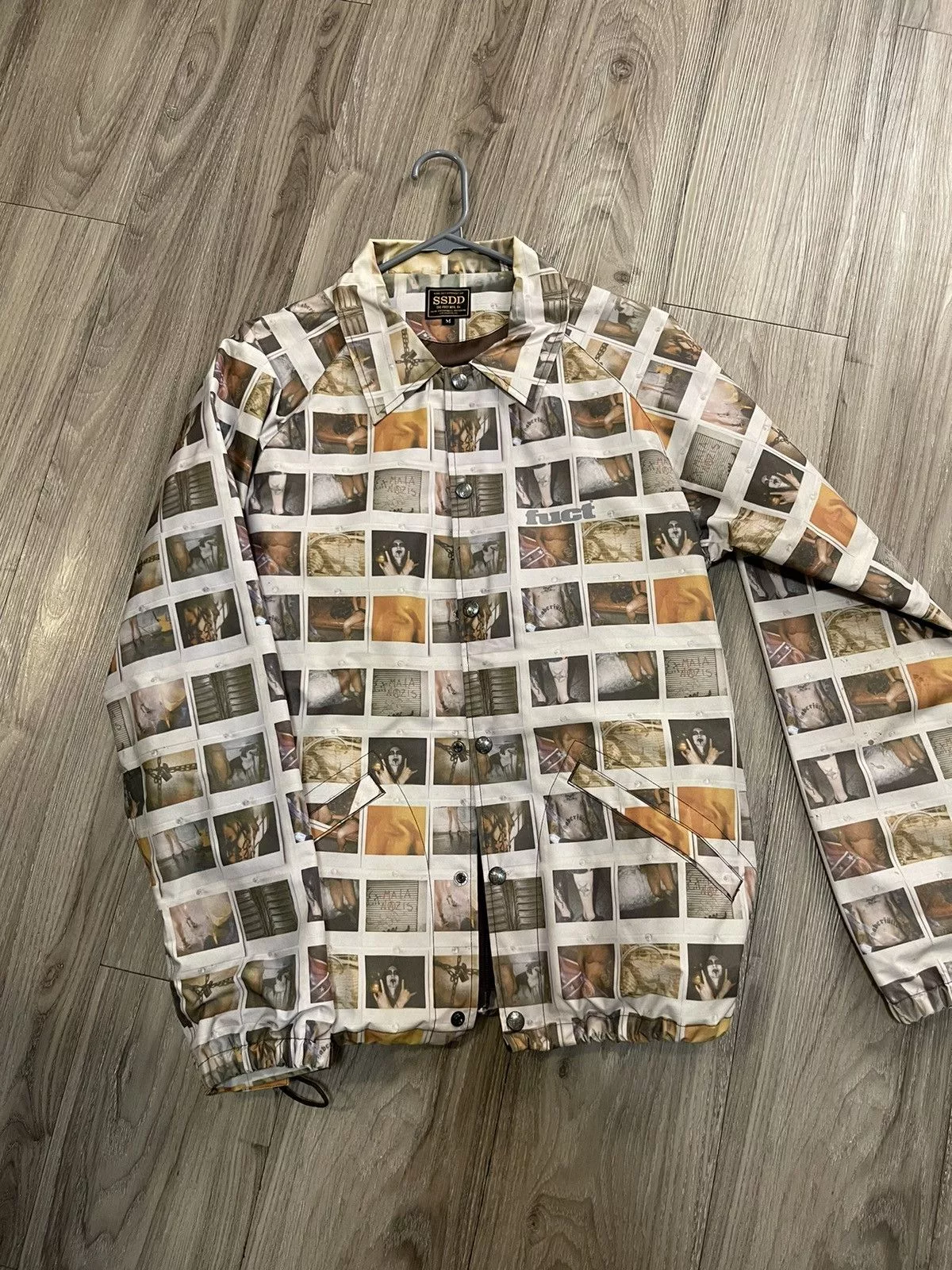 FUCT Light Jackets FUCT × SSDD FUCT SSDD Polaroid Jacket V2 Brown