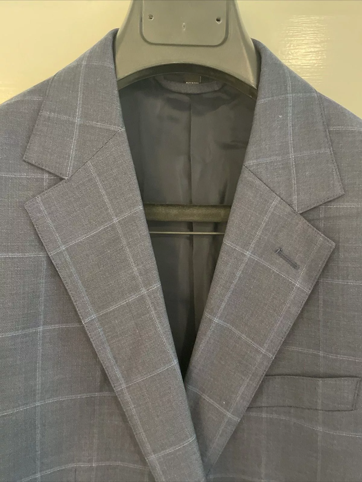 Bonobos Blazers Bonobos Suit Jacket Blazer Windowpane Blue