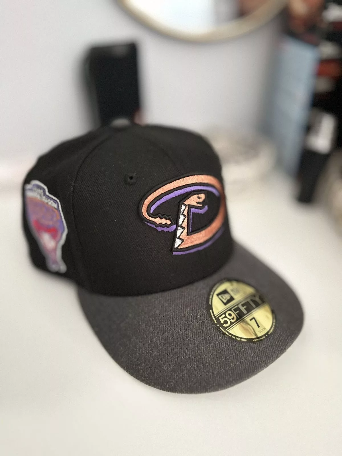 New Era Hats New Era Arizona Diamondbacks fitted hat Black